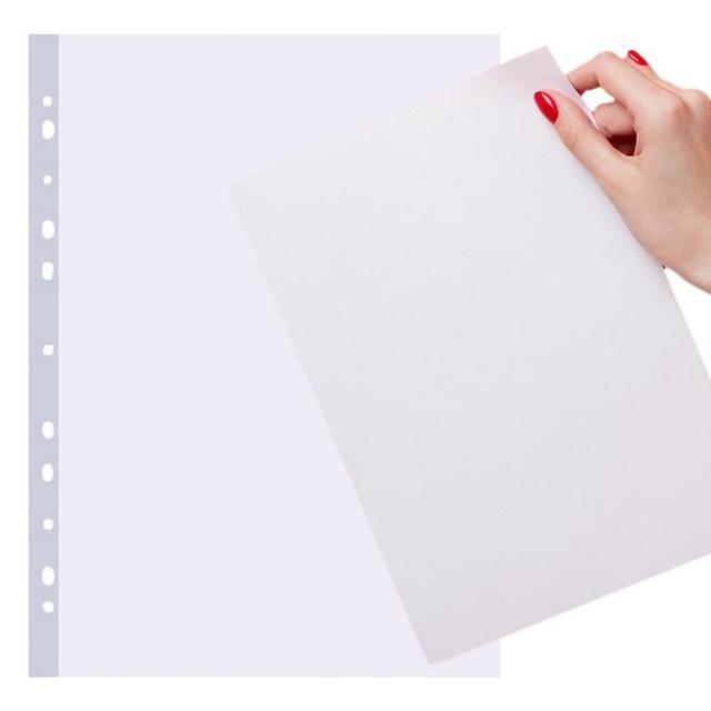 Clear Binder Sheet Protectors 11 Holes Clear Cover Sheet A4 100 Pages  Trading Card Binder Sleeves Business Supplies 11.89*9.17in - AliExpress